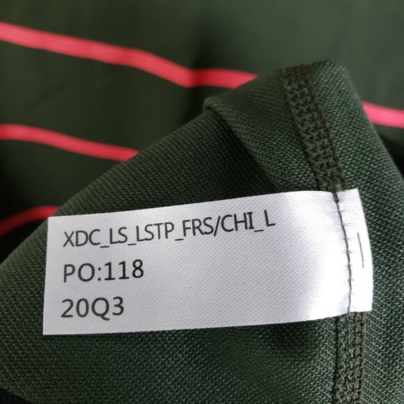 NWOT Bylt Drop Cut Long Sleeve Lux Striped Pullover Curved Hem size L - Picture 6 of 8